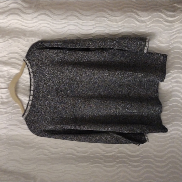 Vintage Blingy Erika Sweater Sz L Elegant Shimmery Metallic Lightweight - Picture 5 of 10